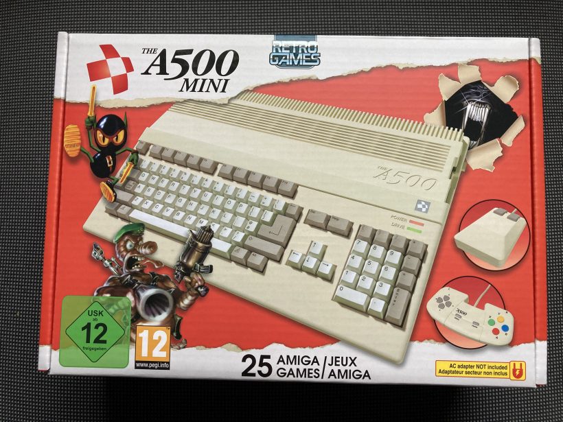 Amiga 500 Mini box
