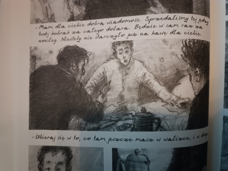 Ameryka Komiks nagle kadr