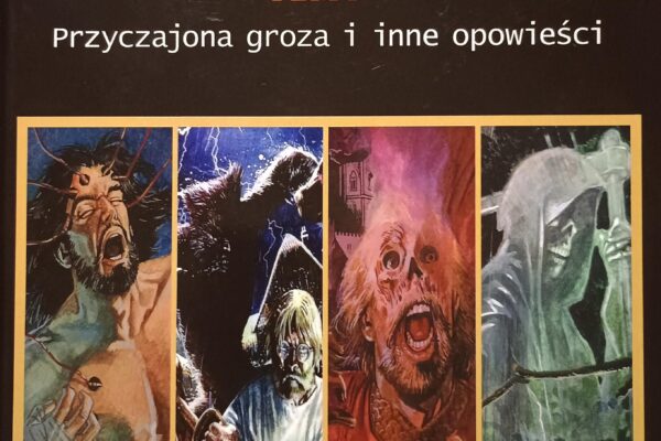 Okładka komiksu ze strasznymi fejsami w kolorze