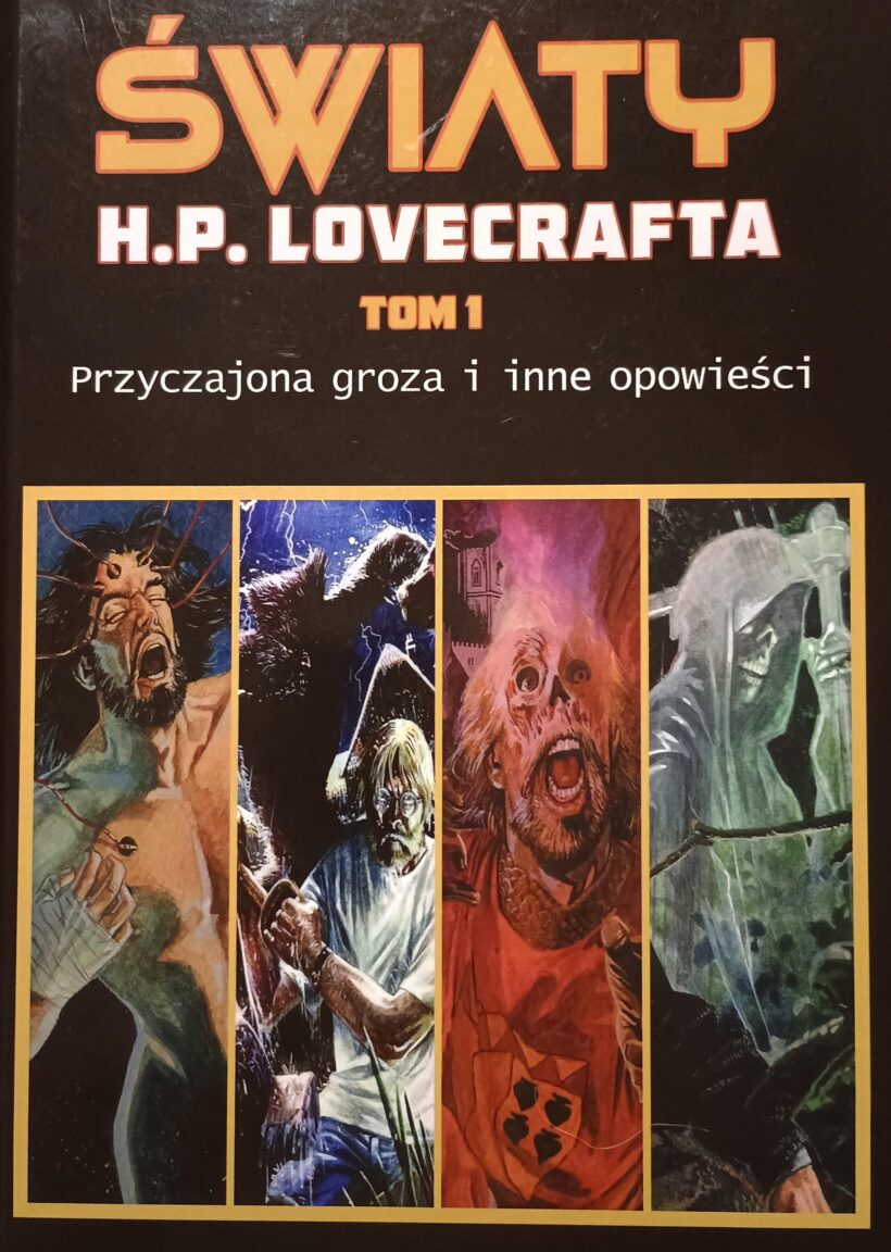 Okładka komiksu ze strasznymi fejsami w kolorze